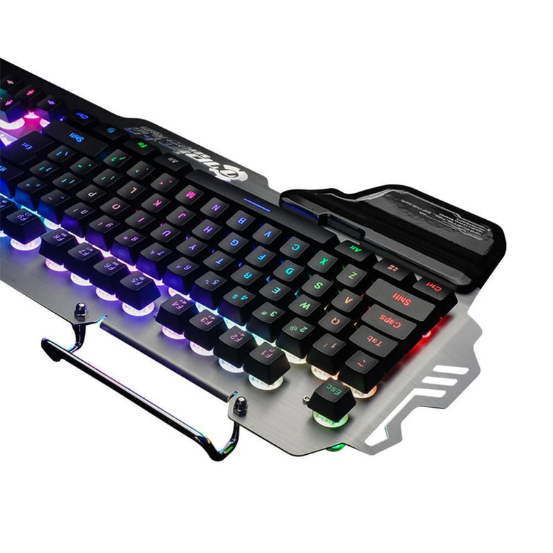 Widewing Gaming Keyboard with Phone Stand Holder PK-900 USB104 Buttons Background