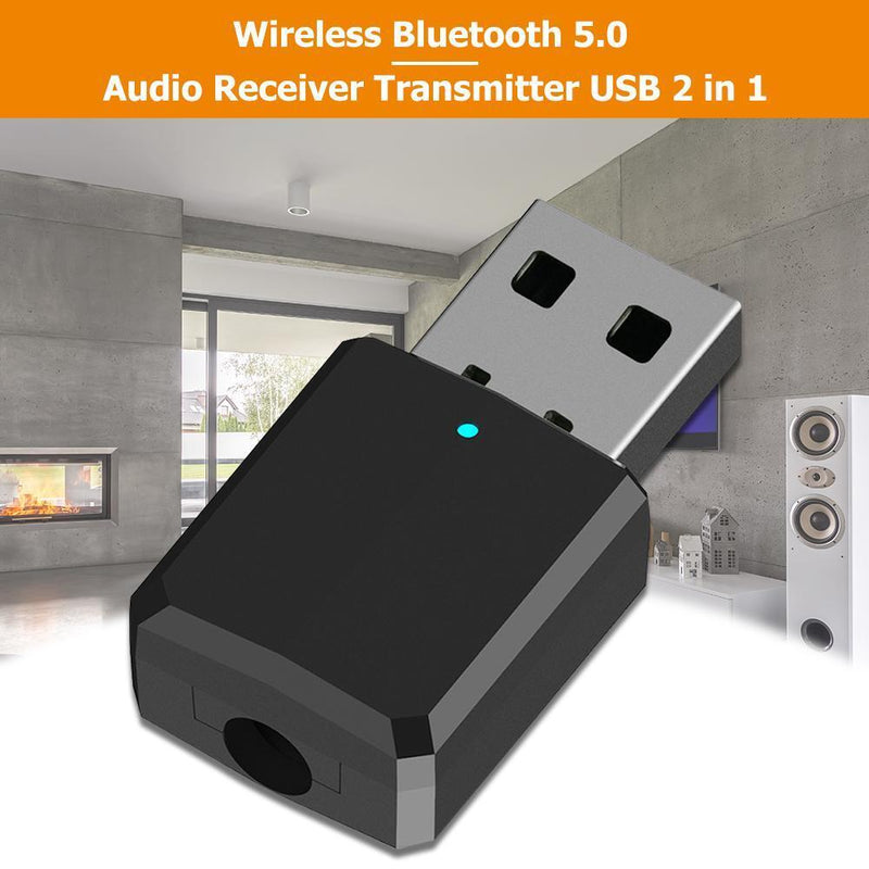 USB Bluetooth-compatible Dongle Adapter 5.0 Music Receiver Transmitter for