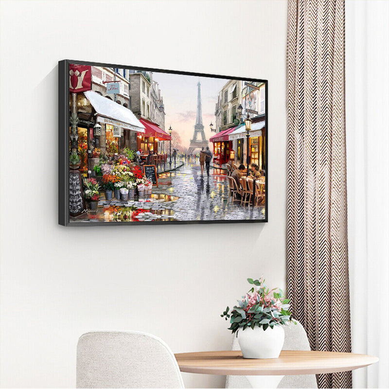 5D Full Square Drill Diamond Painting DIY Tower Street Cross Stitch Mosaic Kits