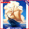Hand Painted Oil Paint By Numbers DIY Sailboat Drawing Home Wall Decoration Gift