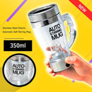 350ml Stainless Steel Electric Automatic Self Stirring Mug Coffee Milk Cup Newly