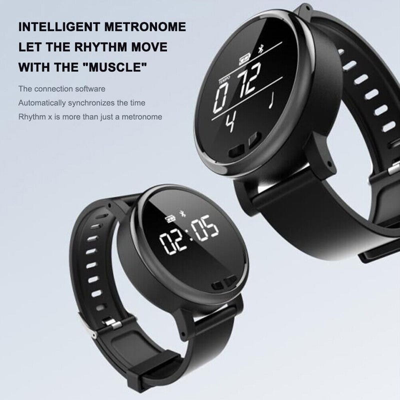 Portable Pocket Smart Body Vibration Watch Metronome Bluetooth-Compatible