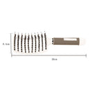 Multifunction Curved Shape Comb Hairdressing Massage Comb Brush (White) Newly