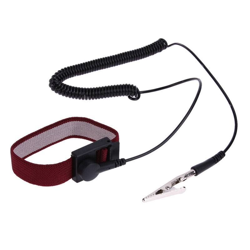 2 Meters Cable Anti Static ESD Wrist Strap Ground Static Discharge Band Newly