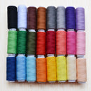 24 Different Colors 200 Yard Polyester Embroidery Sewing Machine Threads