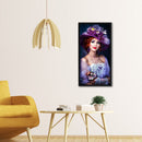 11CT 3 Beach Printed Full Embroidery Lady Needlework DIY Cross Stitch Kits