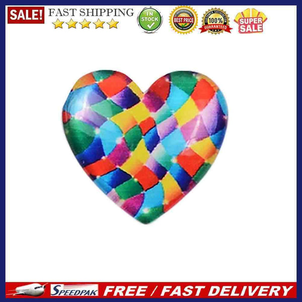 Rhinestone Painting Love Heart Shape Plastic Glitter Magnetic Painting Locato