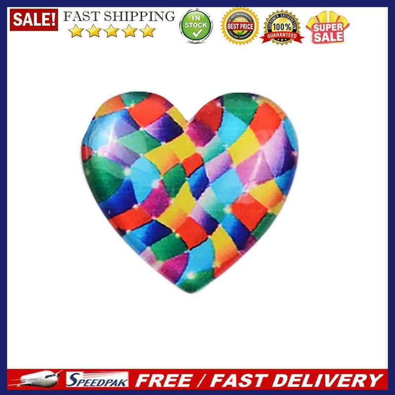 Rhinestone Painting Love Heart Shape Plastic Glitter Magnetic Painting Locato