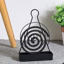 Mosquito Coil Holder - Iron Nordic Hanging Incense Burner Holder - Black Newly
