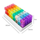 Dispenser Container Monthly Pill Organizer Tablet Holder Pill Case Pill Box