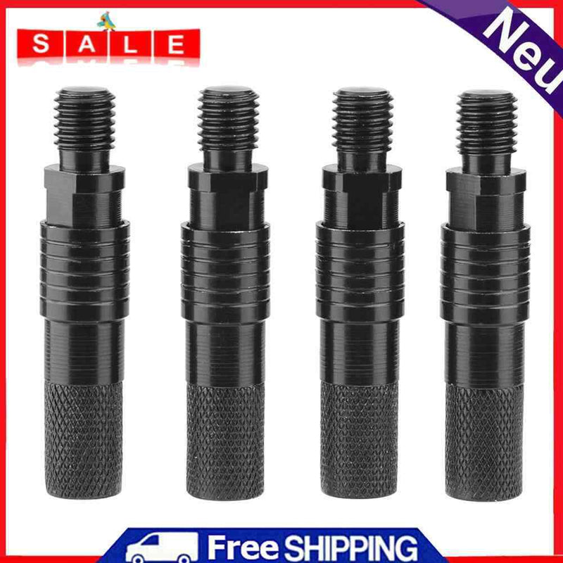 JUNERAIN 4 x Aluminum Adapter Carp Fishing Bite Indicator Rod Holder Connector