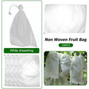 100pcs Non-woven Fabric Grapes Bags Reusable for Pitaya Peach Orange (30x36cm)