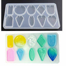 Molds Oval Heart Round Shape Earring Chams Necklace Jewelry Making Mould