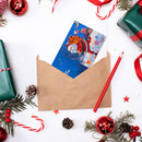Christmas Card Special Shape Glitter Diamond DIY Cards Drill Kit (5DHK079) Newly
