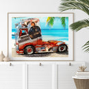 5D DIY Full Round Drill Diamond Painting Car Kit Home Decoration Art Craft