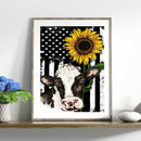 5D Kit DIY sunflower Round Diamond Painting Mosaic Rhinestone Picture