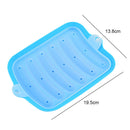 DIY Sausage Making Mold Food Grade Silicone Handmade Hot Dog Mold (Blue) Newly