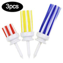 3pcs/pack Golf Double-layer Ball Nails Soft Rubber Low-resistance Ball Golf H2K6