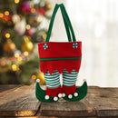 Christmas Elf Candy Bags Velvet Santa Claus Bags Festival Party Decor (A) Newly