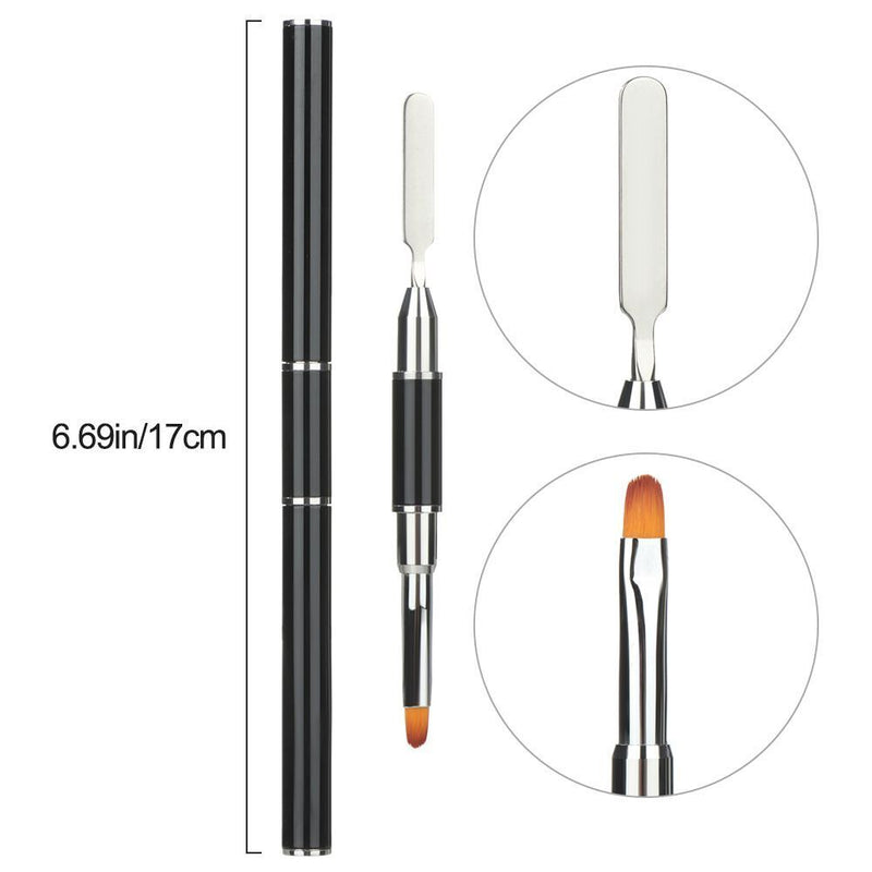 Dual Ended Nail Art Brushes Brush Flower Painting Pen UV Gel Extension Builder