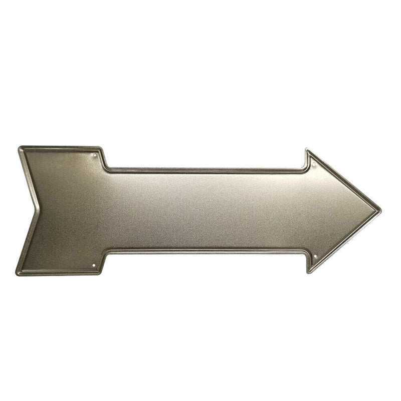 Special Shape Arrow Mark Metal Sign Retro Waterproof Door Hanging Board (1)