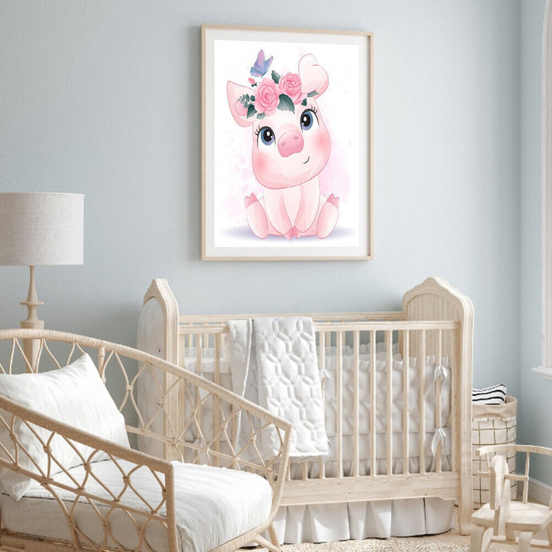 ? LGem? LDE by numbers, Motif: pig, 40 x 50 cm, M515