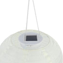 25cm Japanese Style Solar Lantern Printing Fabric Bar Pub Home Decor (C)