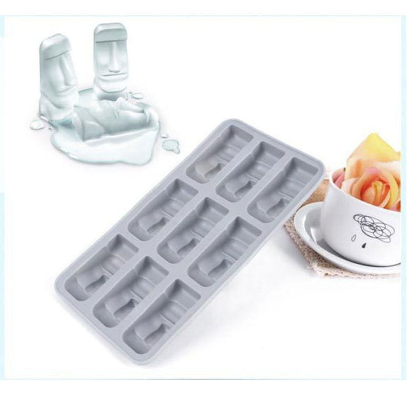 Easter Reusable Ice Maker Ice Cube Mold Stone Statue Shaped Robot Shaped