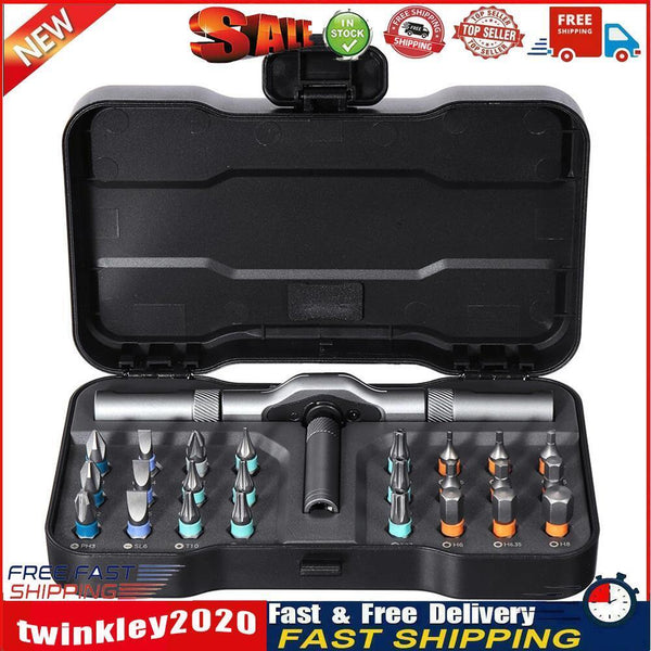 25pcs 24 in 1 Multipurpose Screwdriver Bit Set Magnetic Labor Saving Head Newly
