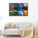 Four Vision Tree 5D DIY Full Drill Diamond Painting Embroidery Needlework(2