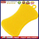 Silicone Dish Pot Pan Brush Bowl Cleaner Brushes Kitchen Household Washing To