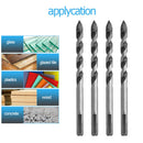 Electric Hand Drill Triangle Drill Bits Alloy Tricorn Bit Drilling Core Bit