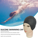 Swimming Cap Silicone Women Men Waterproof Sports Elastic Adults Swim Pool
