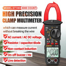 4000Count Digital Clamp Meter Ammeter Ohmmeter Tester AC/DC Multimeter_
