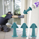 Caulking Nozzle Scraper Set Grout Tile Joints Floor Remover Tool (Sky Blue)