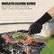 2pcs Outdoor Camping Barbecue Heat Resistance Silicone Gloves Oven Cooking Gl