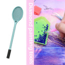 Racket Shape Diamond Painting Point Drill Pen DIY Cross Stitch Embroidery Tools