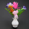 US Plug-in LED Night Lamp Flower Colorful Light Sensor Bedroom Home (LJ-1)