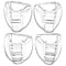 Eye Glasses Side Shields Dustproof Protect Eyes Glasses Safe Protection