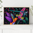 1000 Pieces DIY Flowers Bird Puzzle Educational Learning Assembling Jigsaw