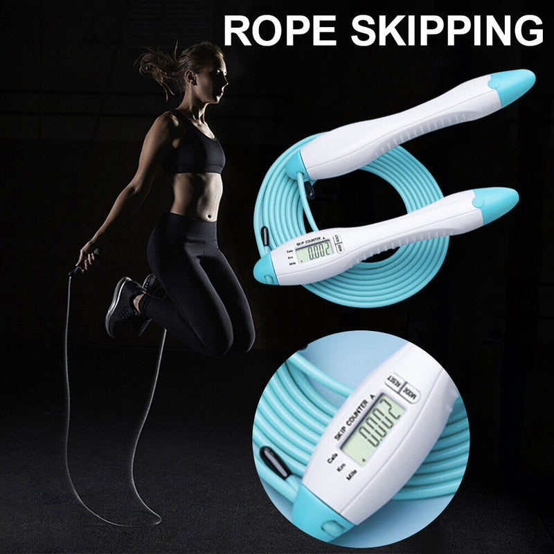 Skipping Rope 60-Second Counter Calorie Jump Ropes Fitness Workout Equipment