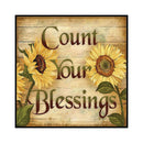 Full Cross Stitch Letters Sunflower DIY Embroidery Cotton Thread Home Decor Art