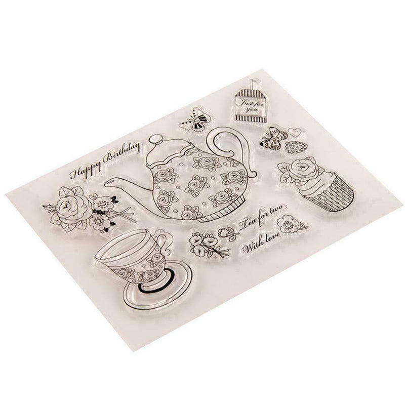 1PC Cartoon Cutting Dies And Stamp Set Clear Stamps Embossing 0 Q4D6 C0C9