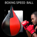Boxing Speed Ball Training Inflatable Punching Pear-Shaped Bag (Black+Red) Newly
