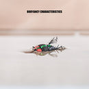 2pcs LEO Fishing Lure Bionic Fly Hook Topwater Lifelike False Bait with Fishhook