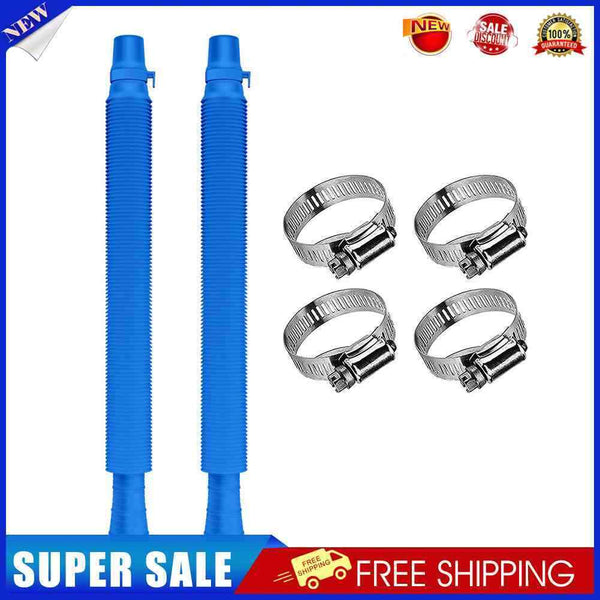 #A Swimming Pool Replacement Hose Clamps Kit Telescopic Leak-Proof Hoses Filter