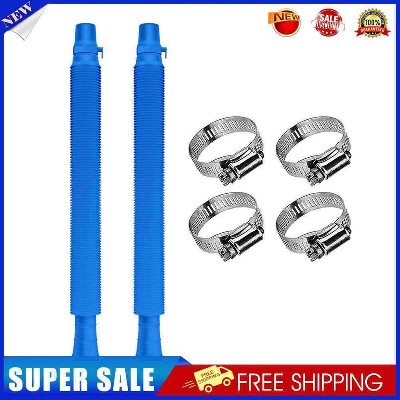 #A Swimming Pool Replacement Hose Clamps Kit Telescopic Leak-Proof Hoses Filter