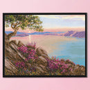 11CT 3 Beach Printed Full Embroidery Sea Sunset Needlework DIY Cross Stitch Kit