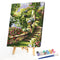 Frameless Painting By Numbers Step Up DIY Handmade Drawing On Canvas Craft Gift