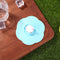 Claer Torx Silicone Cup Cover Leak Proof Cartoon Lid (Pink Blue Cat Head)
